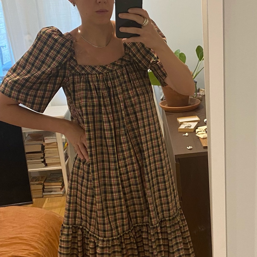 Mr. Larkin Plaid Dress, Sz S